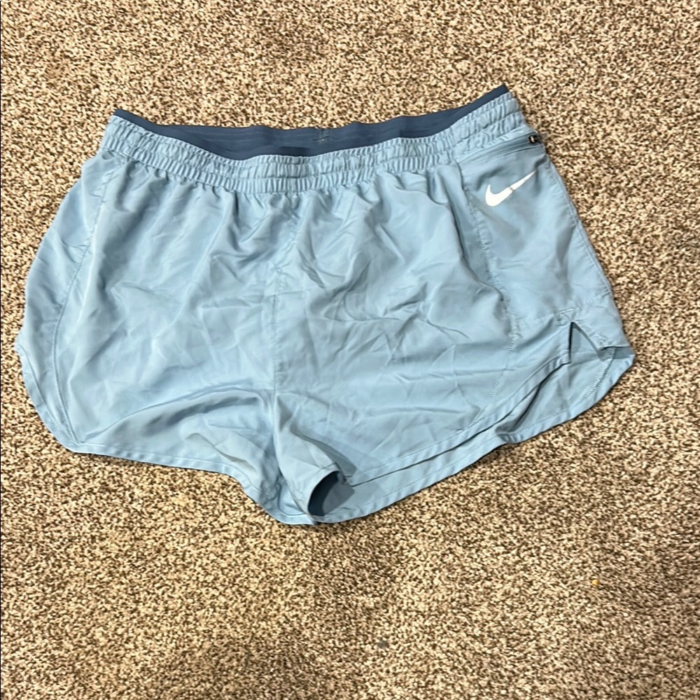 Nike Light Blue Athletic Shorts